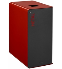 Koš na tříděný odpad - elektro, Rossignol Cubatri, 56134, 65 L, uzamykatelný, červený
