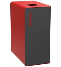Koš na tříděný odpad - elektro, Rossignol Cubatri 55419, 90 L, červený