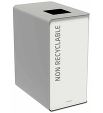 Koš na tříděný odpad - směsný odpad, Rossignol Cubatri, 55873, 65 L, šedý