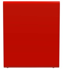 Koš na tříděný odpad - elektro, Rossignol Cubatri, 55882, 65 L, uzamykatelný, červený