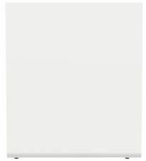 Koš na tříděný odpad - čiré sklo, Rossignol Cubatri, 55885, 65 L, uzamykatelný, bílý