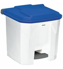 Koš na tříděný odpad pro HACCP - papír, Rossignol Utilo 54021, 30 L, modré víko