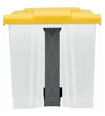 Koš na tříděný odpad pro HACCP - plast, Rossignol Utilo 54024, 30 L, žluté víko