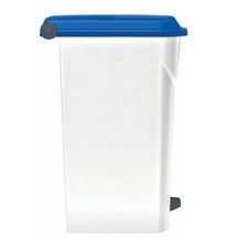 Koš na tříděný odpad pro HACCP - papír, Rossignol Utilo 54041, 50 L, modré víko
