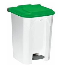 Koš na tříděný odpad pro HACCP - sklo, Rossignol Utilo 54042, 50 L, zelené víko