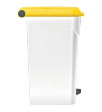 Koš na tříděný odpad pro HACCP - plast, Rossignol Utilo 54044, 50 L, žluté víko