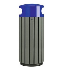 Venkovní odpadkový koš Rossignol Zeno Etik 57929, 60 L, modrý