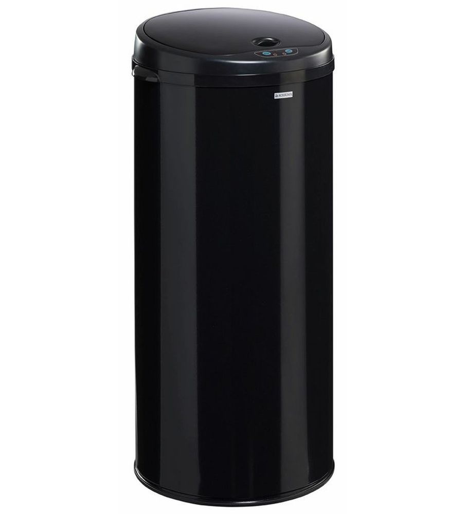 Bezdotykový odpadkový koš Rossignol Sensitive Plus 93561, 45 L, černý, RAL 9011