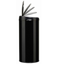 Bezdotykový odpadkový koš Rossignol Sensitive Plus 93561, 45 L, černý, RAL 9011 - 3