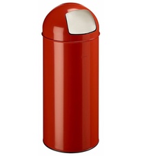 Odpadkový koš Rossignol Push 57420, 45 L, červený, RAL 3020