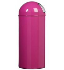 Odpadkový koš Rossignol Push 57421, 45 L, růžový, RAL 4010