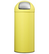 Odpadkový koš Rossignol Push 57423, 45 L, žlutý, RAL 1016