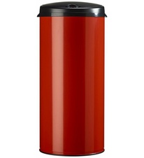 Bezdotykový odpadkový koš Rossignol Sensitive Plus 93572, 45 L, červený, RAL 3020