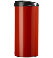Bezdotykový odpadkový koš Rossignol Sensitive Plus 93572, 45 L, červený, RAL 3020