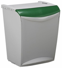 Koš na tříděný odpad stohovatelný Rossignol Bakatri 50720, zelený, 25 L