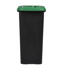Koš na tříděný odpad, pojízdný, Rossignol Movatri 56186, zelený, s otvorem, 85 L