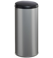 Dotykový odpadkový koš Rossignol Touch 93582, 45 L, metalově šedý RAL 9006