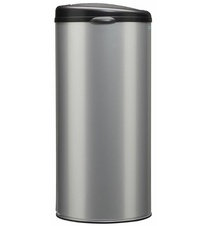 Dotykový odpadkový koš Rossignol Touch 93582, 45 L, metalově šedý RAL 9006