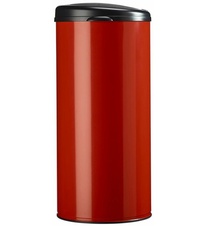 Dotykový odpadkový koš Rossignol Touch 93592, 45 L, lesklý červený RAL 3020