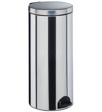 Pedálový koš Rossignol Elora 90234, 30 L, nerez ocel