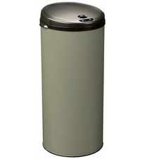 Bezdotykový odpadkový koš Rossignol Sensitive Plus 90623, 45 L, šedozelený, RAL 7033