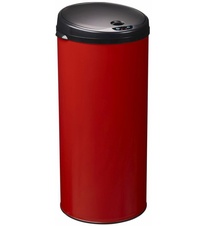 Bezdotykový odpadkový koš Rossignol Sensitive Basic 93625, 45 L, červený, RAL 3002