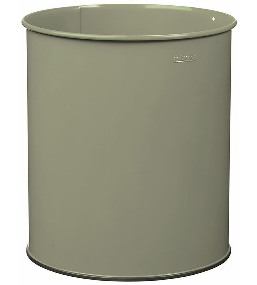 Odpadkový koš Rossignol Appy 50154, 30 L, ocelový, zelenošedý, RAL 7033
