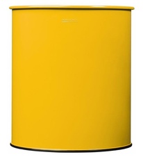 Odpadkový koš Rossignol Appy 50156, 30 L, ocelový, žlutý, RAL 1012