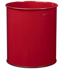 Odpadkový koš Rossignol Appy 50159, 30 L, ocelový, červený, RAL 3027