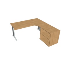 HOBIS kancelářský stůl pracovní, sestava levá - CE 1800 60 H L, dub