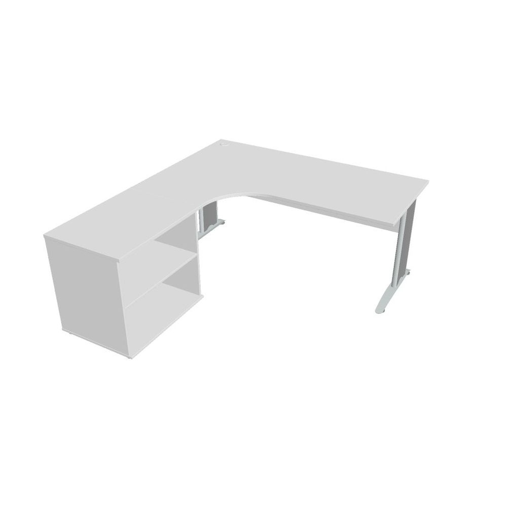 HOBIS kancelářský stůl pracovní, sestava pravá - CE 1800 60 H P, bílá