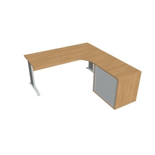 HOBIS kancelářský stůl pracovní, sestava levá - CE 1800 60 HR L, dub