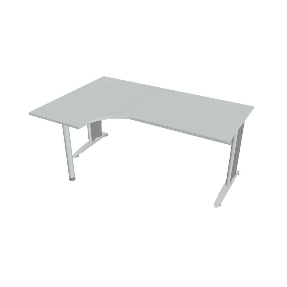 HOBIS kancelářský stůl pracovní, sestava pravá - CE 1800 60 P, šedá