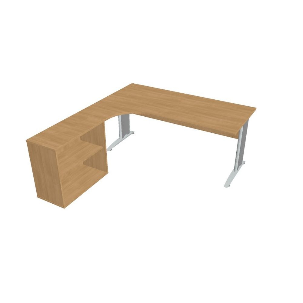 HOBIS kancelářský stůl pracovní, sestava pravá - CE 1800 H P, dub