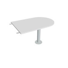 HOBIS přídavný stůl jednací oblouk - CP 1200 3, bílá