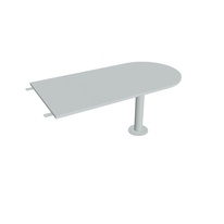 HOBIS přídavný stůl jednací oblouk - CP 1600 3, šedá