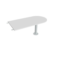 HOBIS přídavný stůl jednací oblouk - CP 1600 3, bílá