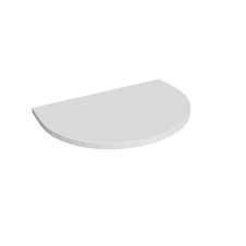 HOBIS přídavný stůl zakončovací oblouk - CP 60, bílá