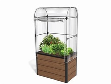 Květináč Keter Maple green house s fóliovníkem, hnědá