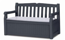 Zahradní lavice Keter Eden Garden Bench 265l, šedá