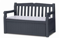 Zahradní lavice Keter Eden Garden Bench 265l, šedá