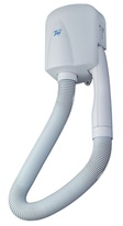 Empire Tiny, závěsný hotelový fén s hadicí, ABS plast bílý