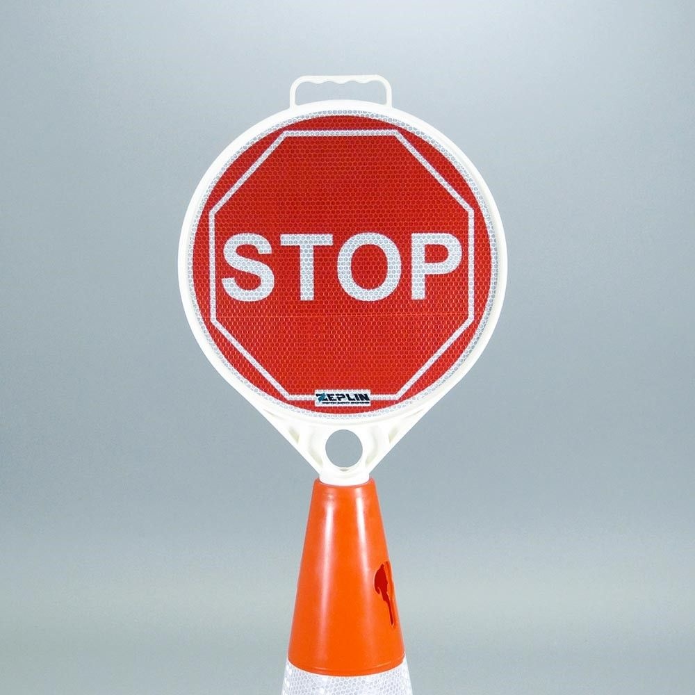Plastová dopravní značka DZ - STOP včetně kuželu DZ - 50