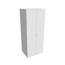 HOBIS kancelářská šatní skříň - SZR 5 80 61, rozvorový zámek, bílá