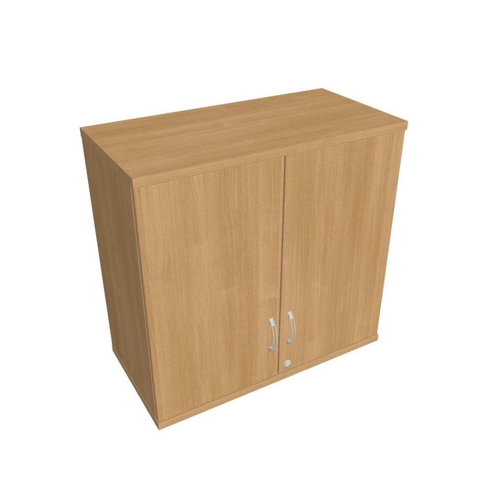 HOBIS kancelářská policová skříň horní - SZ 2 80 01 H, zámek Huwill, dub