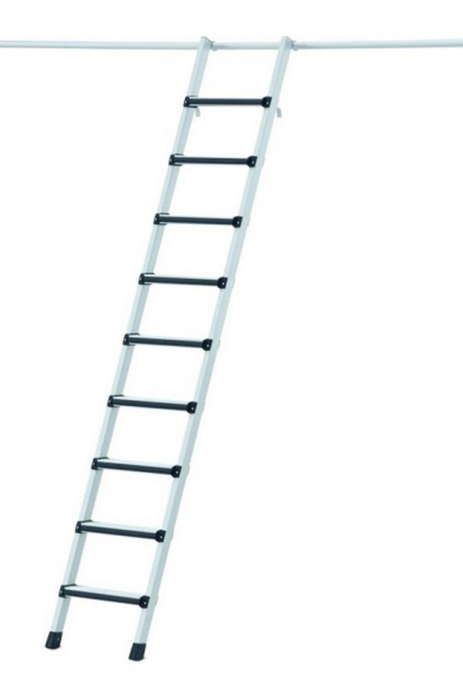 ZARGES závěsný regálový žebřík se šroubovými stupni COMFORTSTEP LH, délka 1,70-1,94 m
