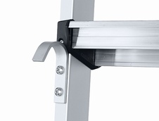 ZARGES závěsný regálový žebřík se šroubovými stupni COMFORTSTEP LH, délka 1,95-2,19 m