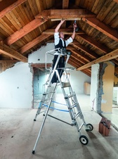 ZARGES plošinový žebřík ZAP SAFEMASTER PLUS S s pracovní výškou 3 m