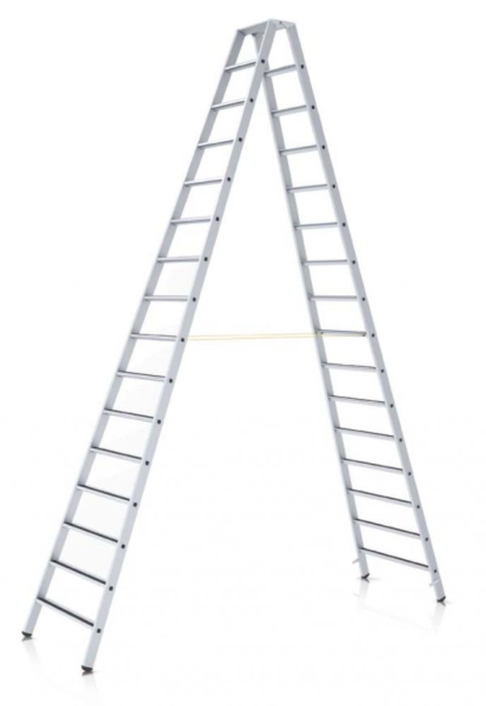 ZARGES stupňový stojací žebřík R13step B, délka 3,95 m