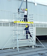 ZARGES lešení MultiTower S-PLUS 1T, výška 5,7 m a délka základny 1,8 m